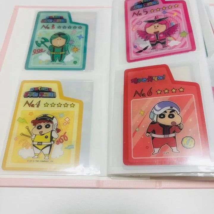 [BUNJANG] Crayon Shin-chan Choco Snack Card Set (50 Types) Sealed with Album / 짱구 초코냠냠 카드 50종 전종 미개봉 (보관용앨범포함)