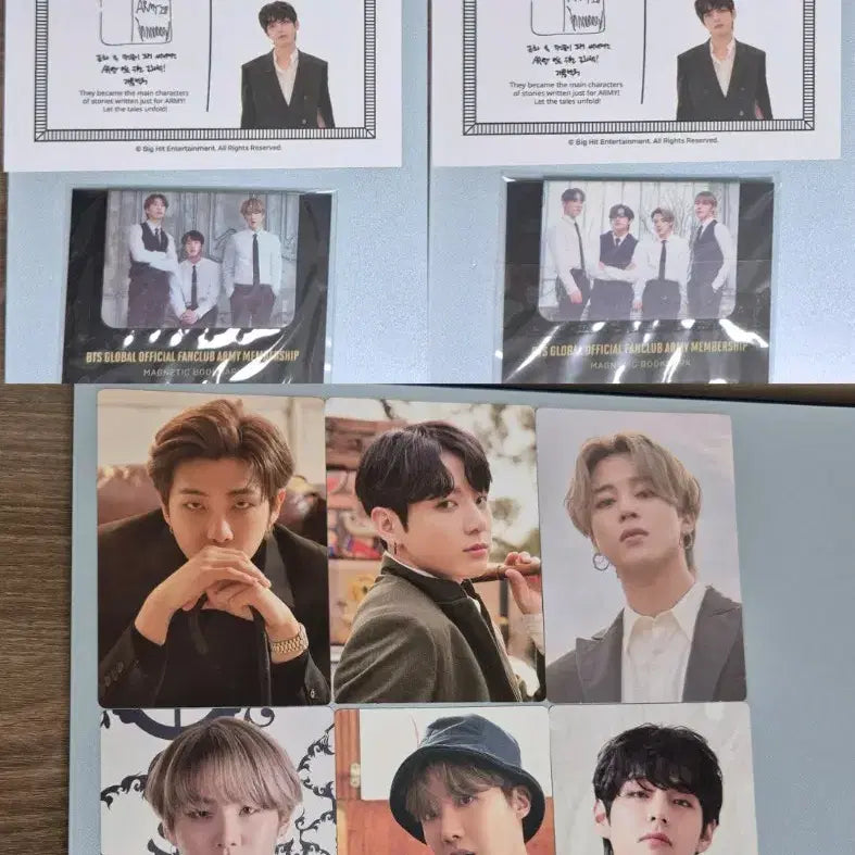 [BUNJANG] BTS ARMY Membership Kit Bookmark, Manual, and Photocard Bundle / 북마크+키트 설명서 V 태형+방탄 포카 아미 멤버십 키트 bts 아미집