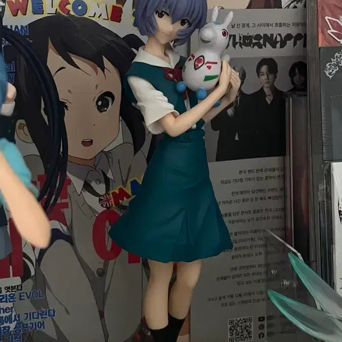 [BUNJANG] Evangelion Ayinami Rei Eva x Rody Premium Figure / 에반게리온 아야나미 레이 에바X로디 프리미엄 피규어
