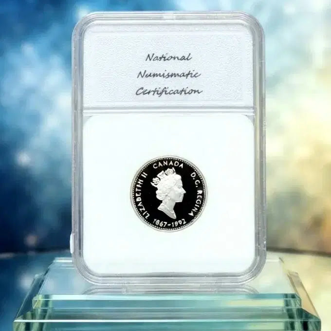 [BUNJANG] 1992 Canada Federation Formation Centennial Sterling Silver Proof Coin NNC Grade 70 / 보기힘든 1992 Canada  연방결성 기념 한정판 은화 NNC최고등급70 (은화 지폐 구권 견양 민트 주화)
