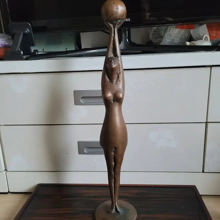 [BUNJANG] Bronze Woman Statue Sculpture / 청동 여인상 조각상  (통동 )