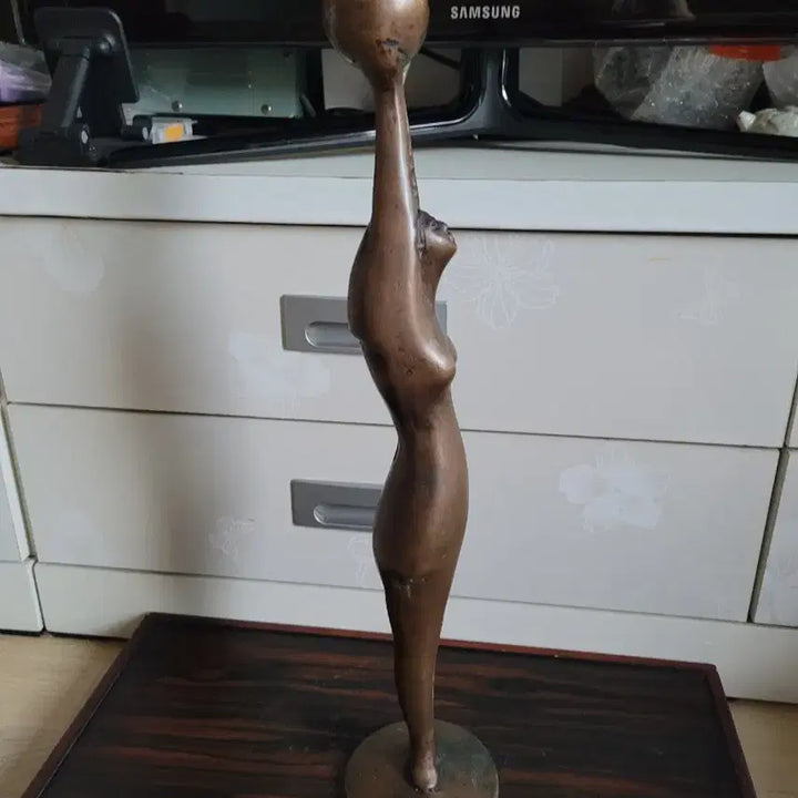 [BUNJANG] Bronze Woman Statue Sculpture / 청동 여인상 조각상  (통동 )