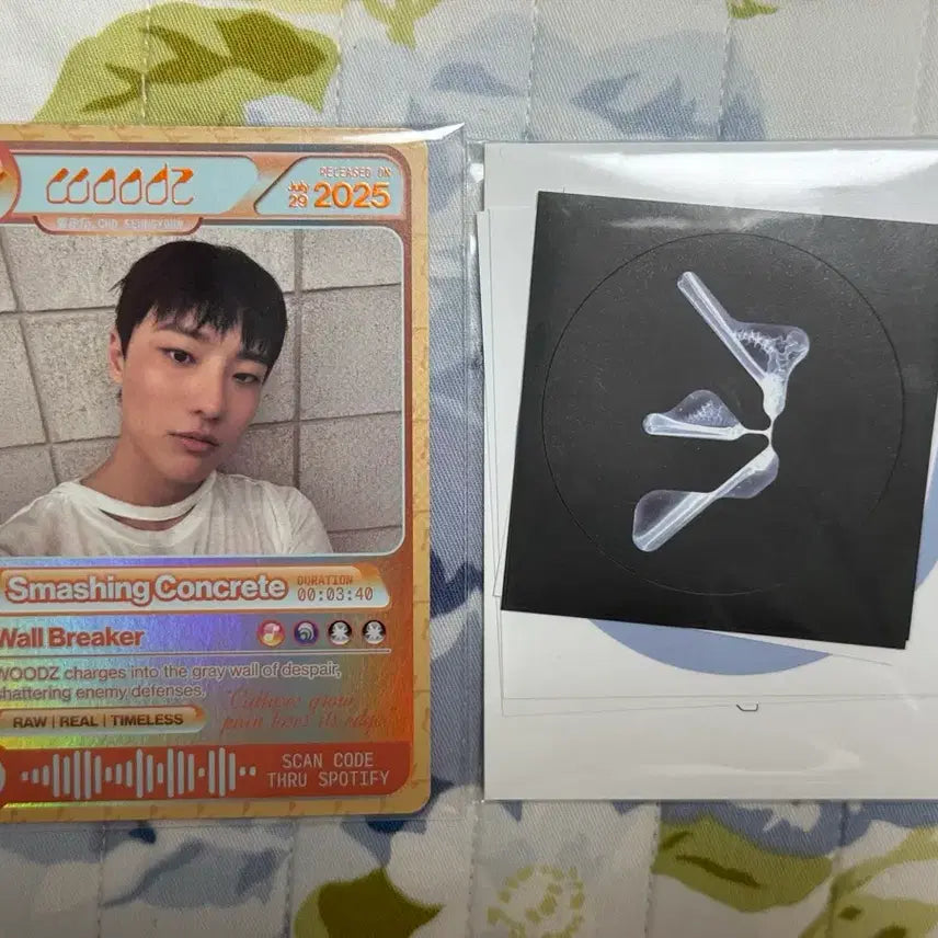 [BUNJANG] WOODS Cho Seung Youn Photocard + Sticker Set / 하이츠스토어팝업 WOODS 우즈 조승연 포토카드+스티커