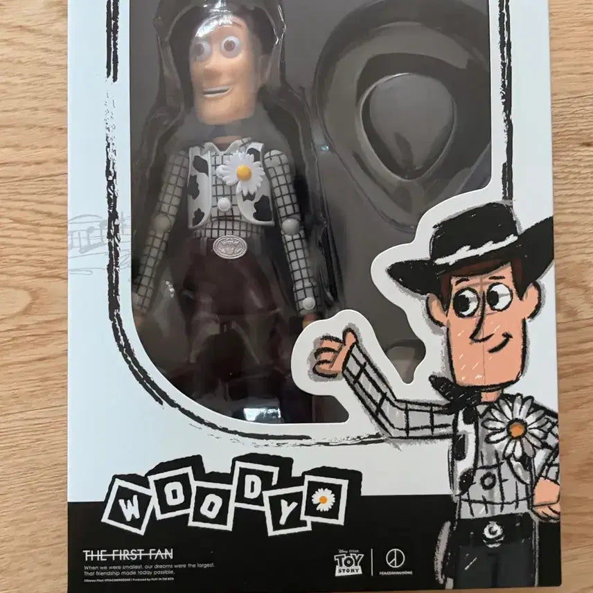 [BUNJANG] PEACEMINUSONE x Toy Story The First Fan Action Figure Woody / 피스마이너스원 x 토이 스토리 더 퍼스트팬 액션 피규어 우디 새상품
