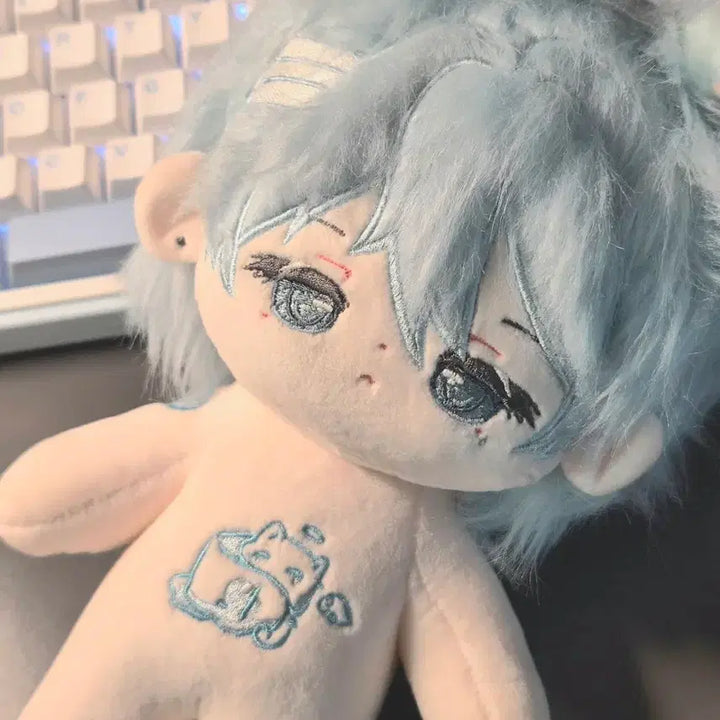 [BUNJANG] 20cm Unbranded Plush Doll - Blue / 무속성 솜인형 20cm 블루
