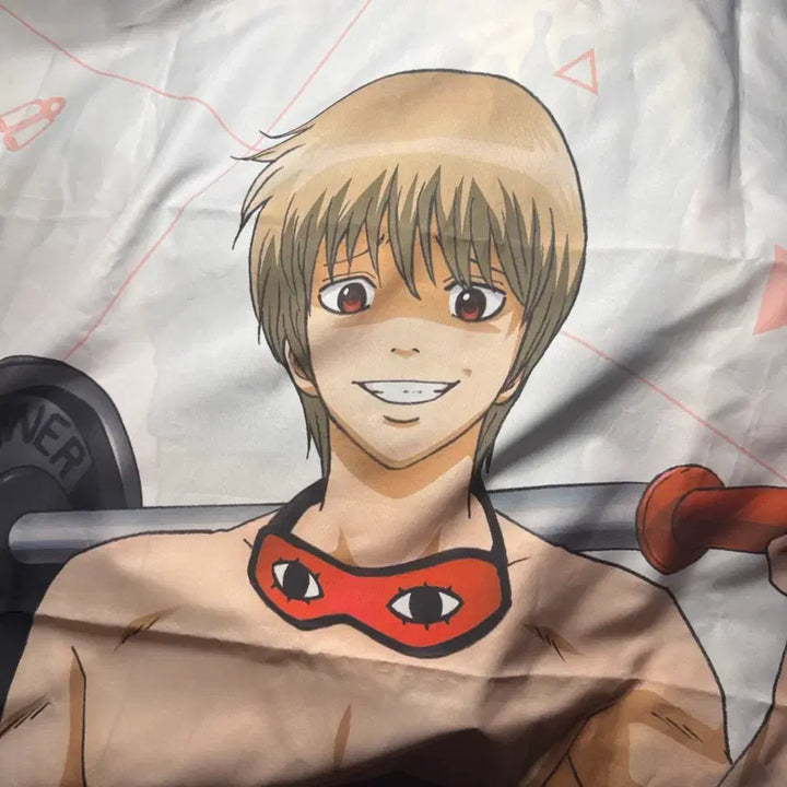 [BUNJANG] Gintama Okita Sougo Big Cross Fabric Poster / 은혼 오키타소고 빅크로스 패브릭포스터 천 타올 복근