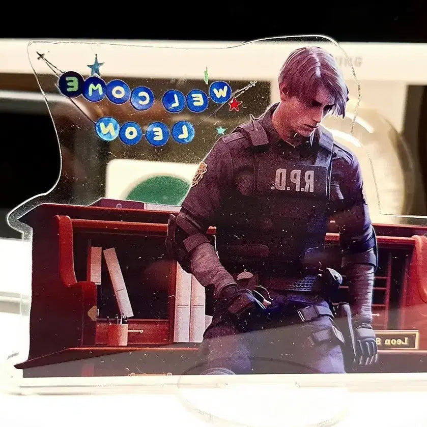 [BUNJANG] Resident Evil Leon Acrylic Stand / 레지던트이블 레온 아크릴스탠드.바이오하자드