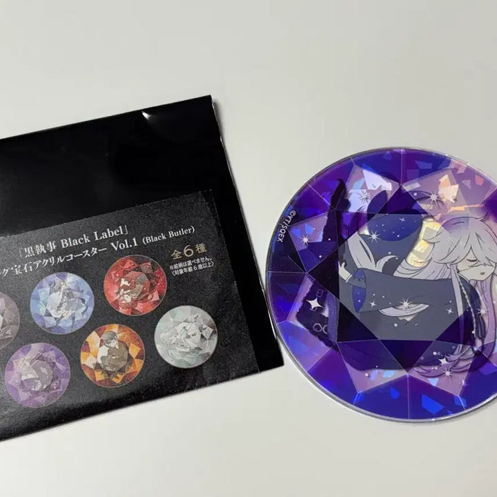 [BUNJANG] Black Butler Black Label Undertaker Acrylic Coaster / 흑집사 블랙라벨 아크릴코스터 언더테이커