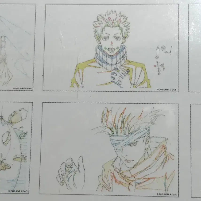 [BUNJANG] Jujutsu Kaisen 0 Original Art Postcard Bundle Set (Sealed) / 주술회전 0 원화 엽서 미개봉 고죠 토게 마파 팝업