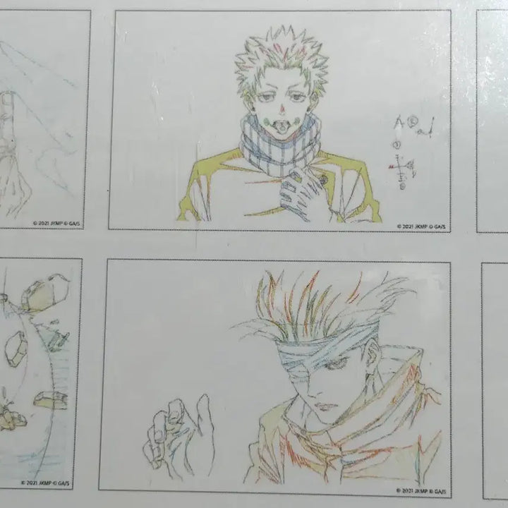 [BUNJANG] Jujutsu Kaisen 0 Original Art Postcard Bundle Set (Sealed) / 주술회전 0 원화 엽서 미개봉 고죠 토게 마파 팝업