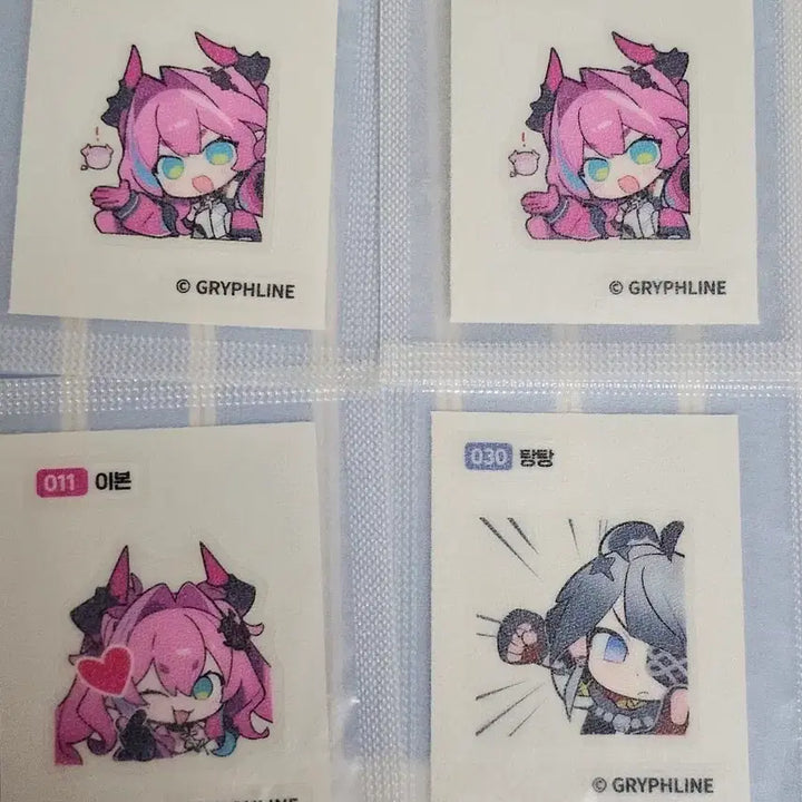 [BUNJANG] Arknights Endfield Sealed Ttibu Seal Set (4 types) + Daiso Photocard Book Bundle Set / 명일방주 엔드필드 이본 탕탕 미개봉 띠부씰 4종 + 다이소포카북 일괄