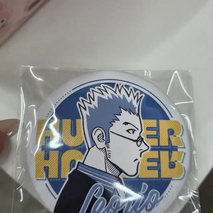 [BUNJANG] Hunter x Hunter Monotone Can Badge Leorio / 헌터헌터 모노톤 캔뱃지 레오리오