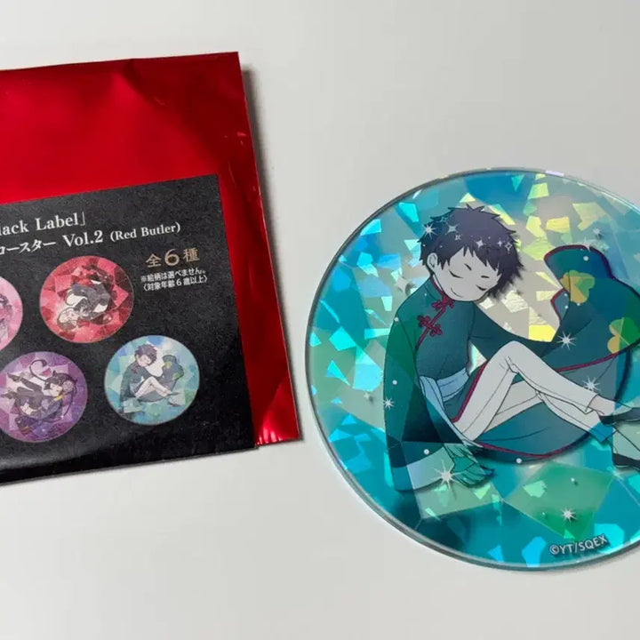 [BUNJANG] Black Butler Black Label Acrylic Coaster Lau / 흑집사 블랙라벨 아크릴코스터 라우