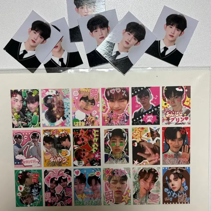 [BUNJANG] Zhang Hao Proof Photo, Sung Han Bin &amp; Zhang Hao Sticker Set / 장하오증명사진증사, 성한빈장하오스티커