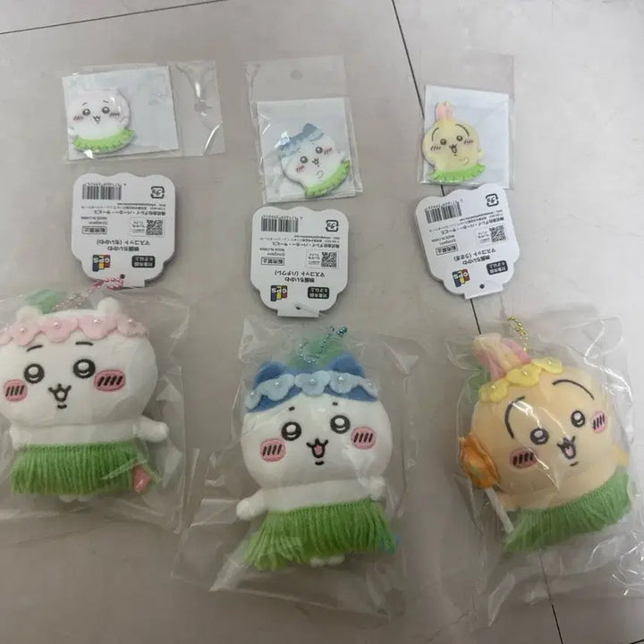 [BUNJANG] Chiikawa Mermaid Island Secret Mascot + Magnet Set / 택포 10) 치이카와 인어섬의 비밀 마스코트+마그넷