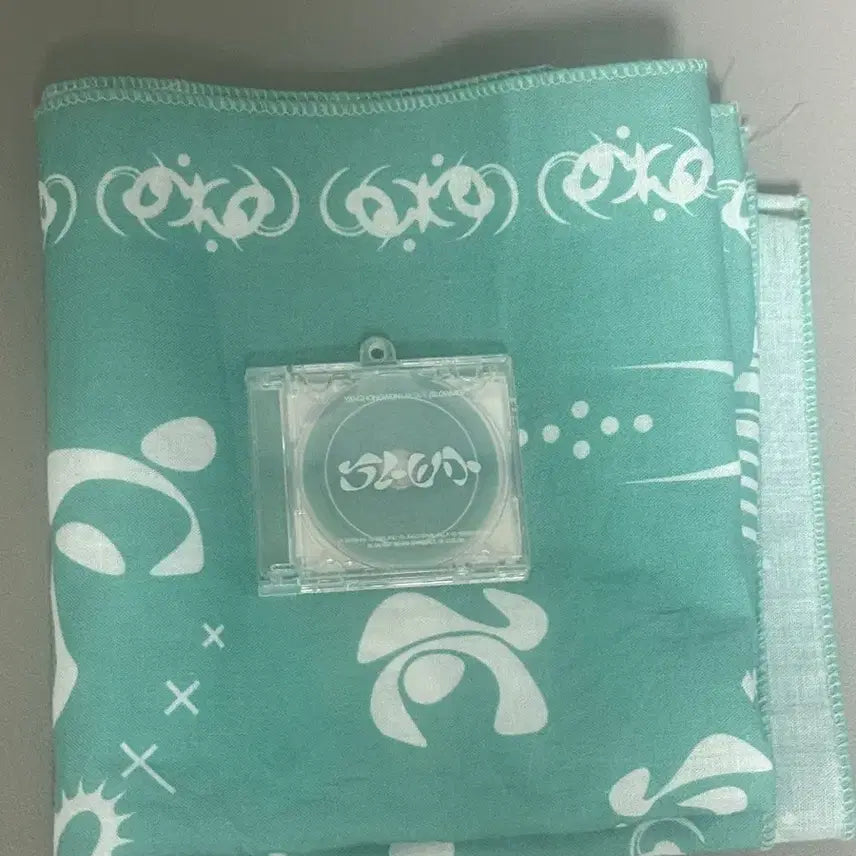 [BUNJANG] Young Hongwon SLOWMO Keychain + Bandana (Mint) Unsealed / 양홍원 슬로모 키링 + 반다나(민트) 개봉 제품