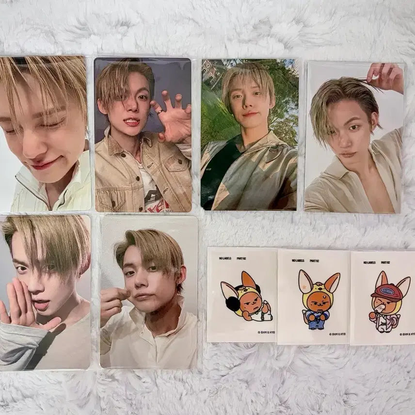 [BUNJANG] TXT Yeonjun No Labels Part 02 Special Edition Photocards Bundle Set / 연준 노레이블즈 위버스, 애플뮤직 특전&amp;럭드