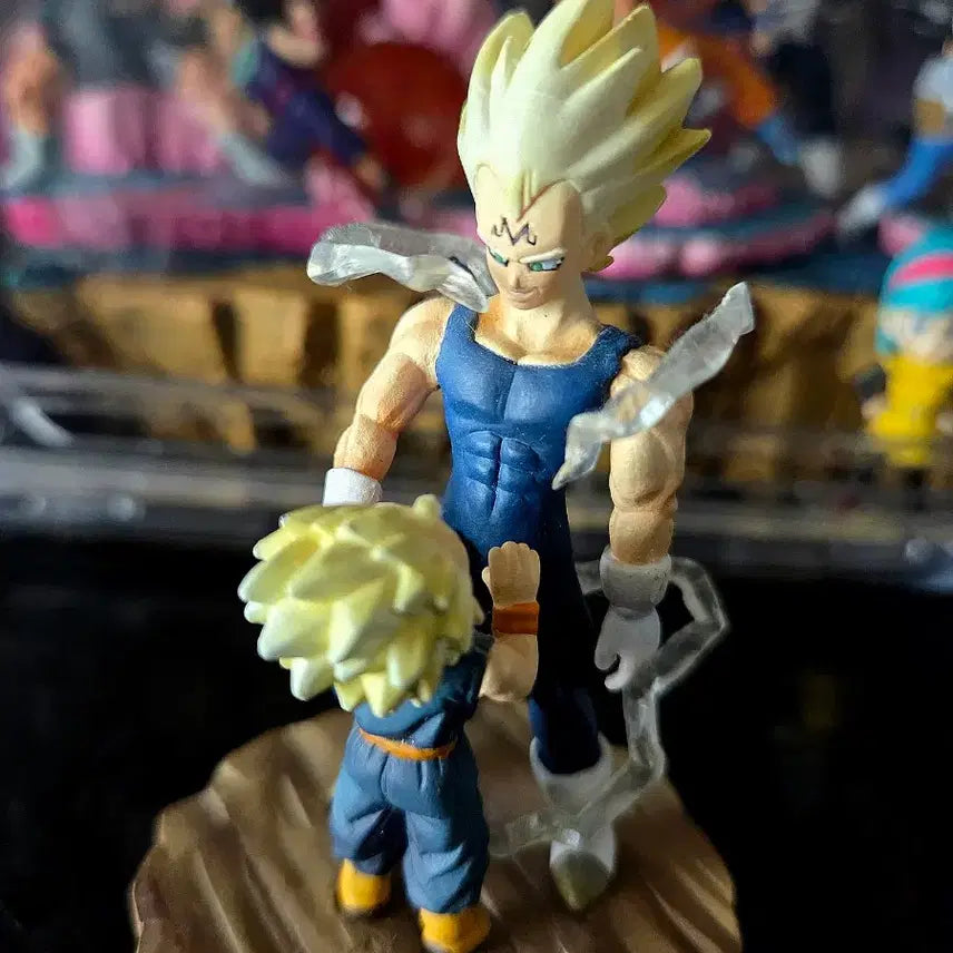 [BUNJANG] MegaHouse Dragon Ball Z Master Stars Piece Vegeta &amp; Trunks Figure / [정품] 드래곤볼 메가하우스 캡슐 마인베지터 &amp; 트랭크스