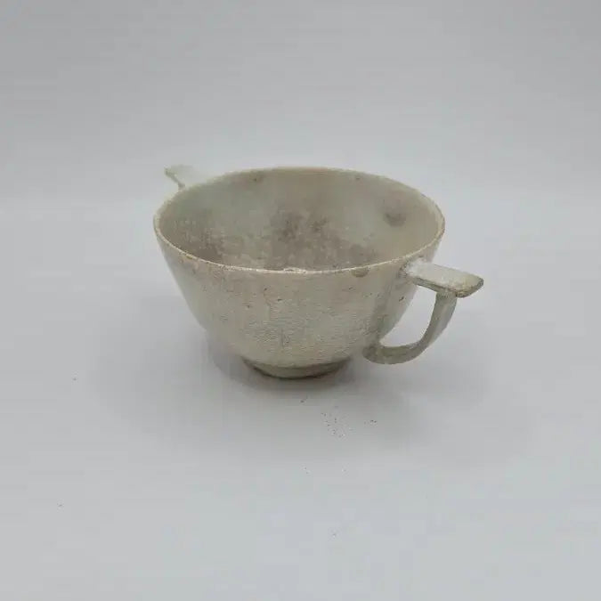 [BUNJANG] Antique White Porcelain Cat Cup / 골동품 백자 양이잔