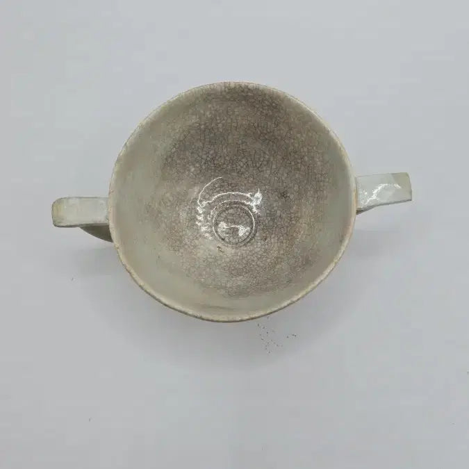 [BUNJANG] Antique White Porcelain Cat Cup / 골동품 백자 양이잔