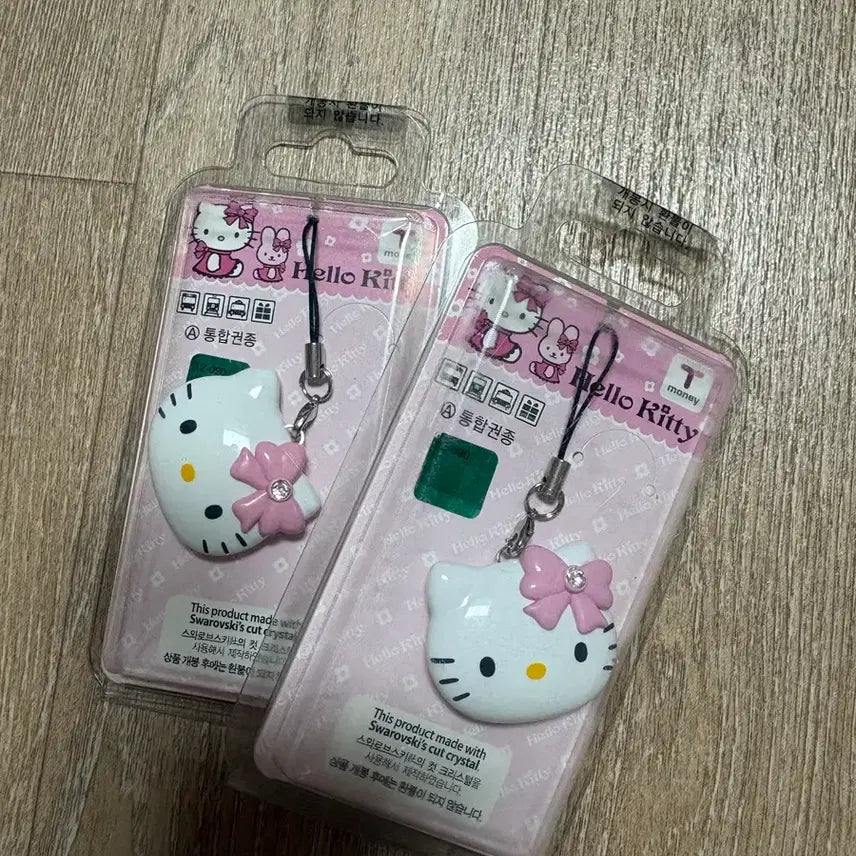 [BUNJANG] Sanrio Hello Kitty Swarovski Collaboration Vintage Rare Transport Card (Sealed) / [미개봉] 헬로키티 교통카드 고전 희귀