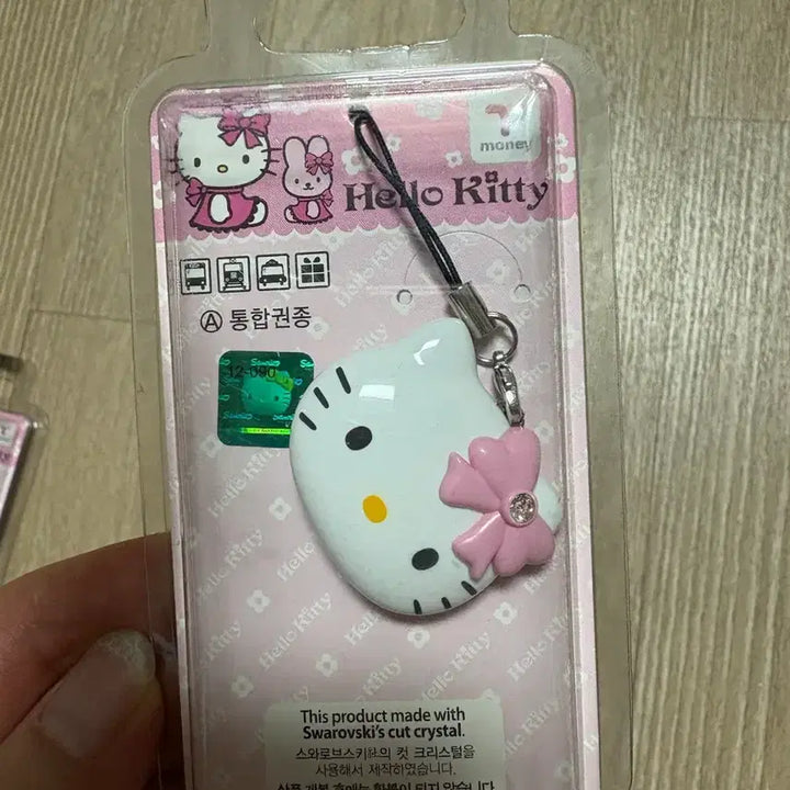 [BUNJANG] Sanrio Hello Kitty Swarovski Collaboration Vintage Rare Transport Card (Sealed) / [미개봉] 헬로키티 교통카드 고전 희귀