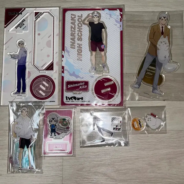 [BUNJANG] Haikyu!! Kita Shinsuke Summer School Mascot Acrylic Stand Bundle Set / 하이큐 키타 아크릴 일괄 등교 마스코트 여름 점페