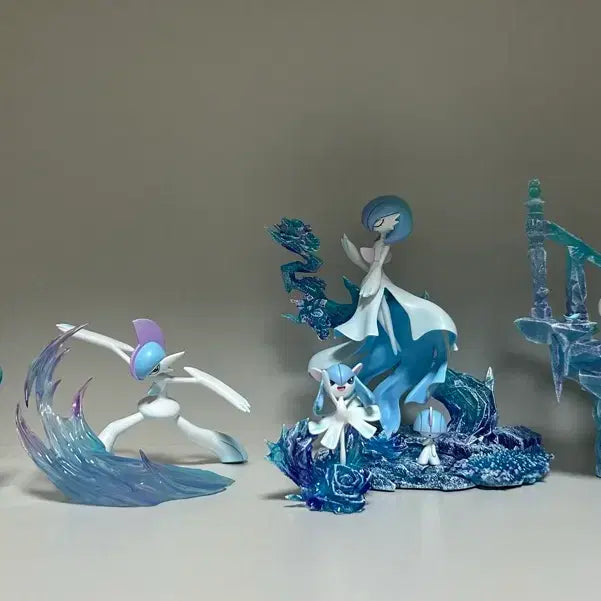 [BUNJANG] Pokemon Scale World Mega Gardevoir &amp; Gallade Evolution Tree Set / 포켓몬 스케일월드 zxz 메가 가디안, 엘레이드 진화트리 싸게 팝니다