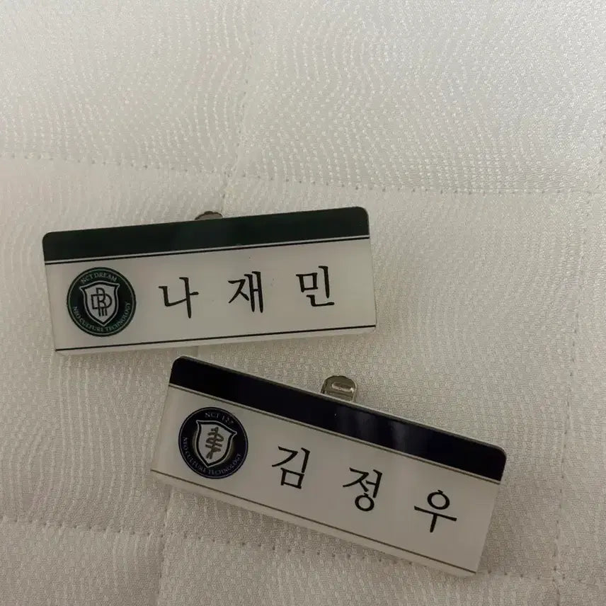 [BUNJANG] NCT Jaehyun Jungwoo Name Tag NCT Dream NCT 127 NCT Wish / NCT 재민 정우 명찰 nct dream nct 127 nct wish