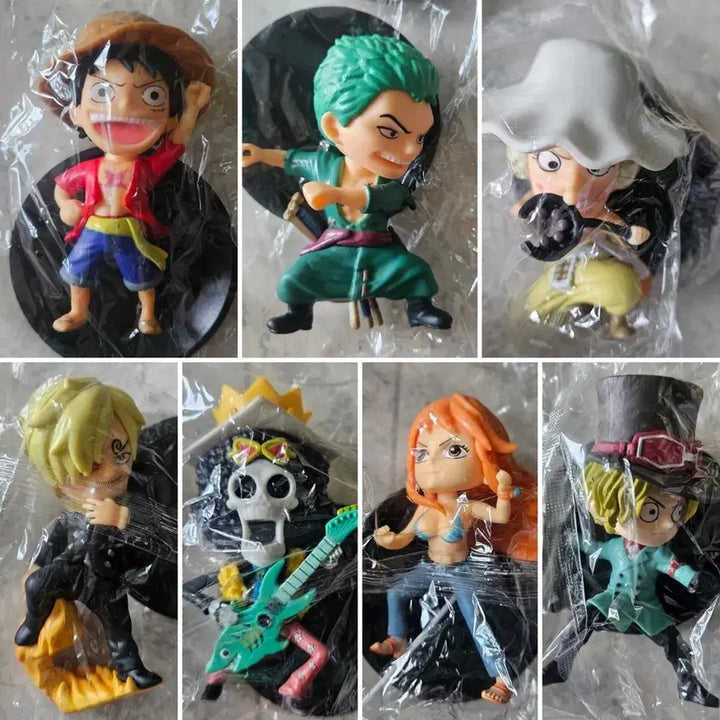 [BUNJANG] One Piece 7 Character Figure Set / 원피스 피규어 7종 세트