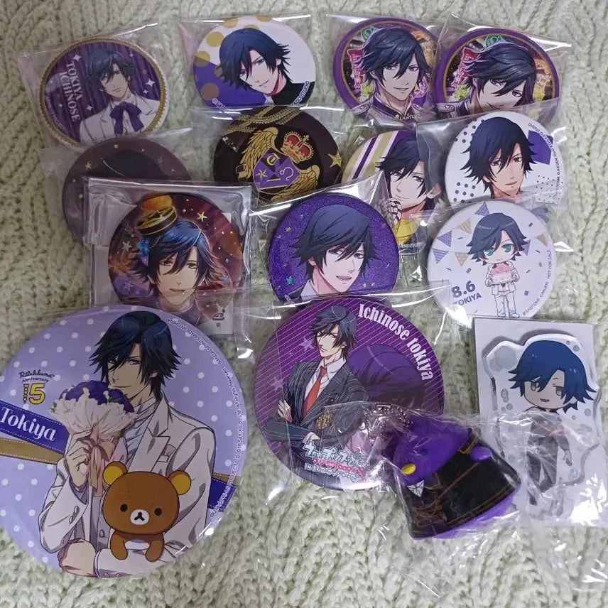 [BUNJANG] UtaPri Tokiya Can Badges Bundle Set / 우타프리 토키야 캔뱃지 등 일괄 판매