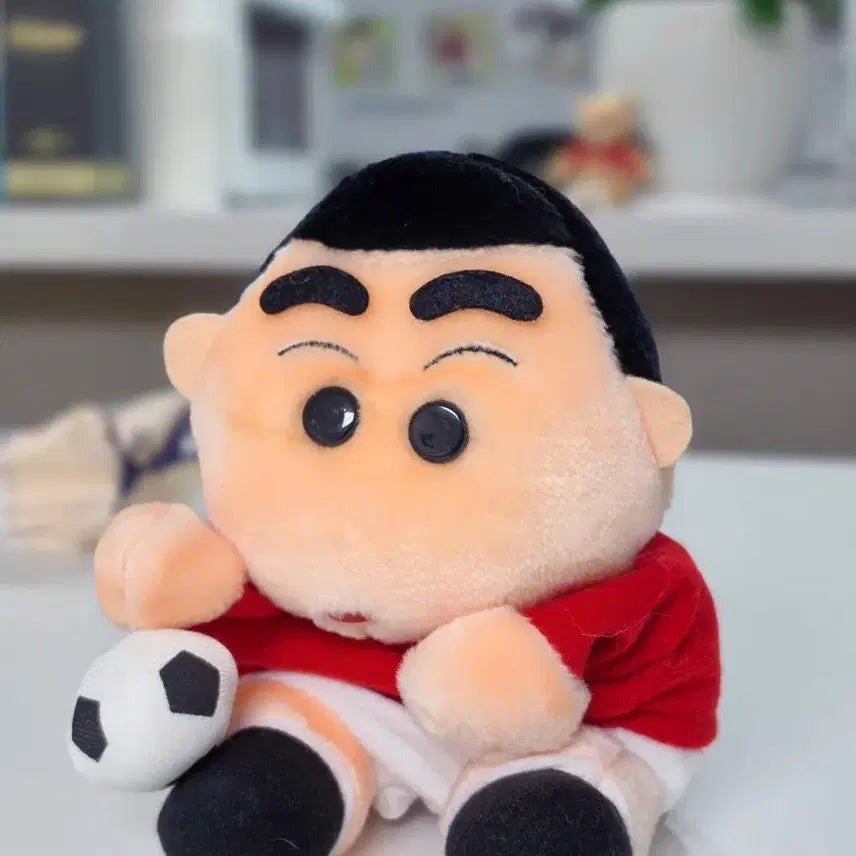 [BUNJANG] Crayon Shin-chan Retro Soccer Uniform Hand Puppet / 고전 레트로 짱구 짱구는 못말려 축구복 인형 핸드퍼펫
