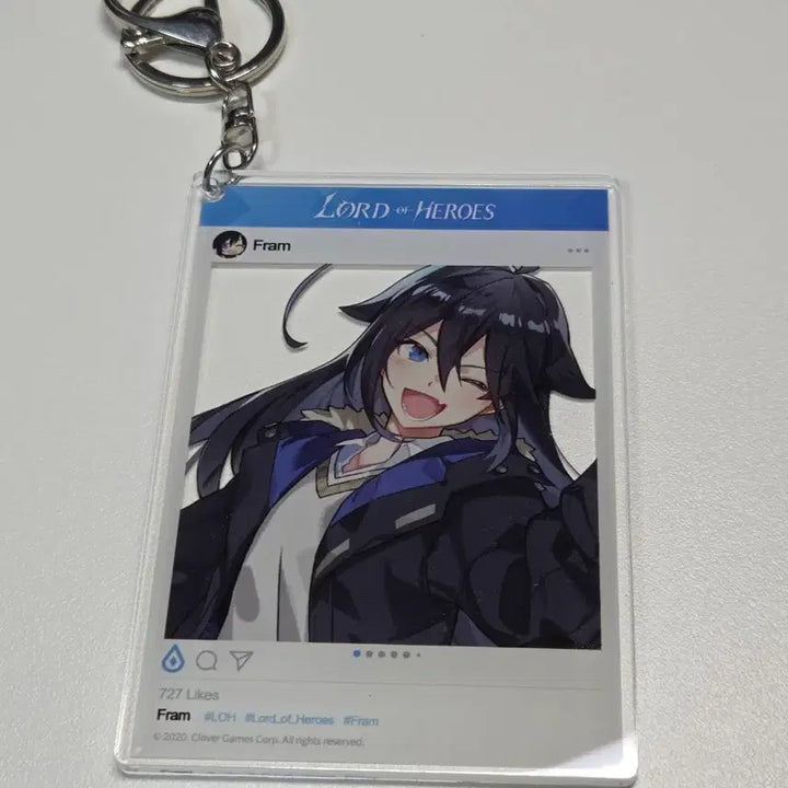[BUNJANG] Lord of Heroes Fram Acrylic Keyring / 로오히 프람 아크릴키링