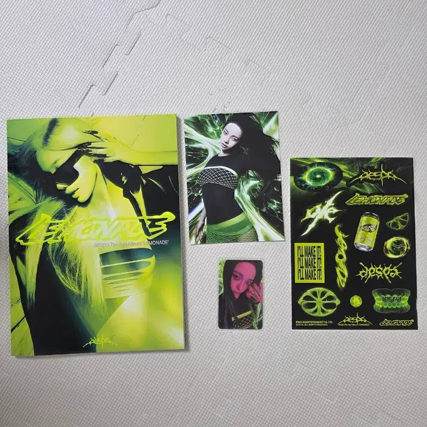 [BUNJANG] Aespa Lemonade ACID Winter Version Album / 에스파 레모네이드 ACID 윈터 버전 앨범