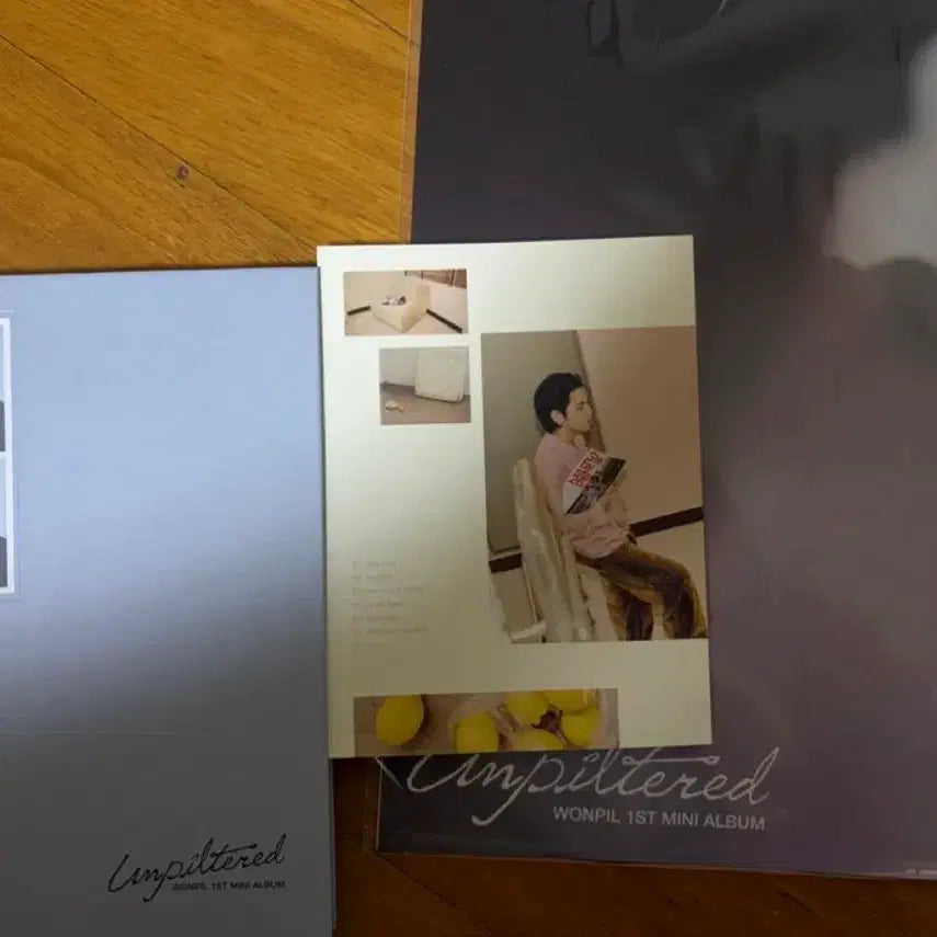 [BUNJANG] DAY6 Wonpil Unfiltered Album Photobook Bundle Set / 데이식스 원필 언필터드 앨범 포토북 일괄 판매