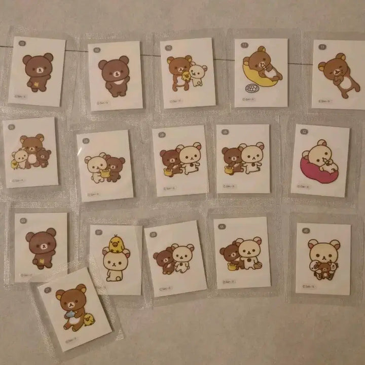 [BUNJANG] Rilakkuma Discontinued 24 Types Sticker Bundle Set / [일괄]리락쿠마 띠부실 24년도 단종템