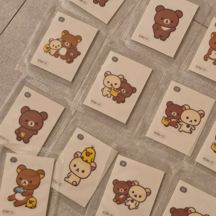 [BUNJANG] Rilakkuma Discontinued 24 Types Sticker Bundle Set / [일괄]리락쿠마 띠부실 24년도 단종템