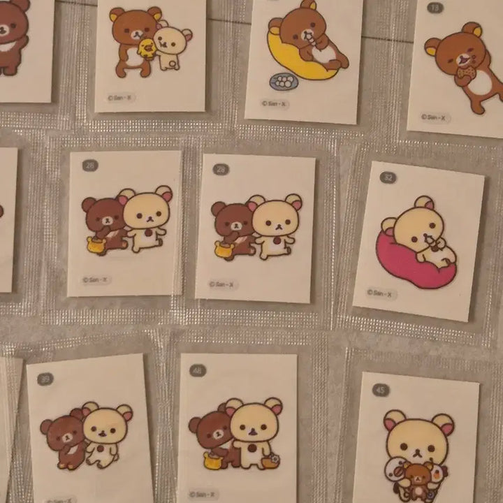 [BUNJANG] Rilakkuma Discontinued 24 Types Sticker Bundle Set / [일괄]리락쿠마 띠부실 24년도 단종템