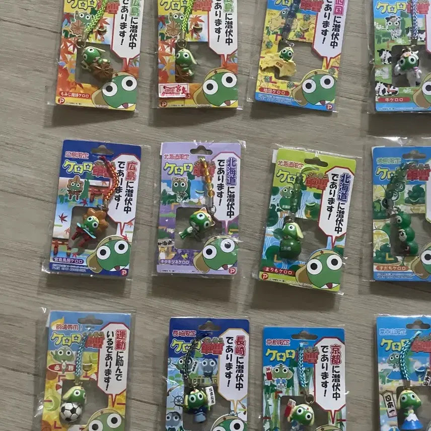 [BUNJANG] Keroro Generations Classic Strap Bundle / 케로로 고전 스트랩 일괄 판매