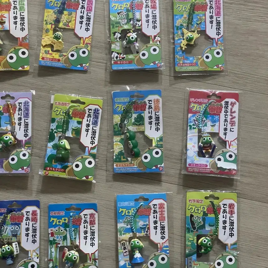 [BUNJANG] Keroro Generations Classic Strap Bundle / 케로로 고전 스트랩 일괄 판매