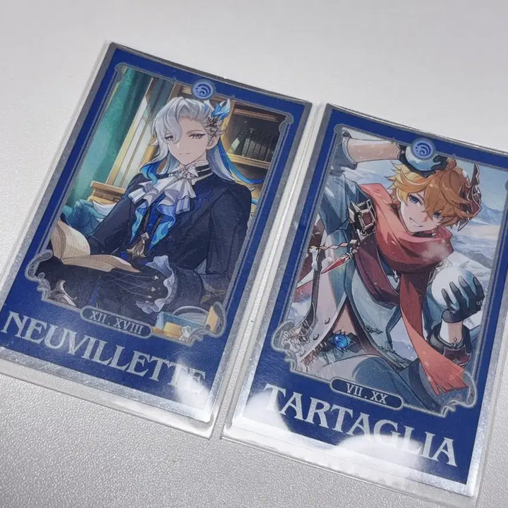 [BUNJANG] Genshin Impact Hoyoland Photocard Set - Neuvillette &amp; Tartaglia / 원신 2025 호요랜드 포토카드 느비예트 타르탈리아 세트
