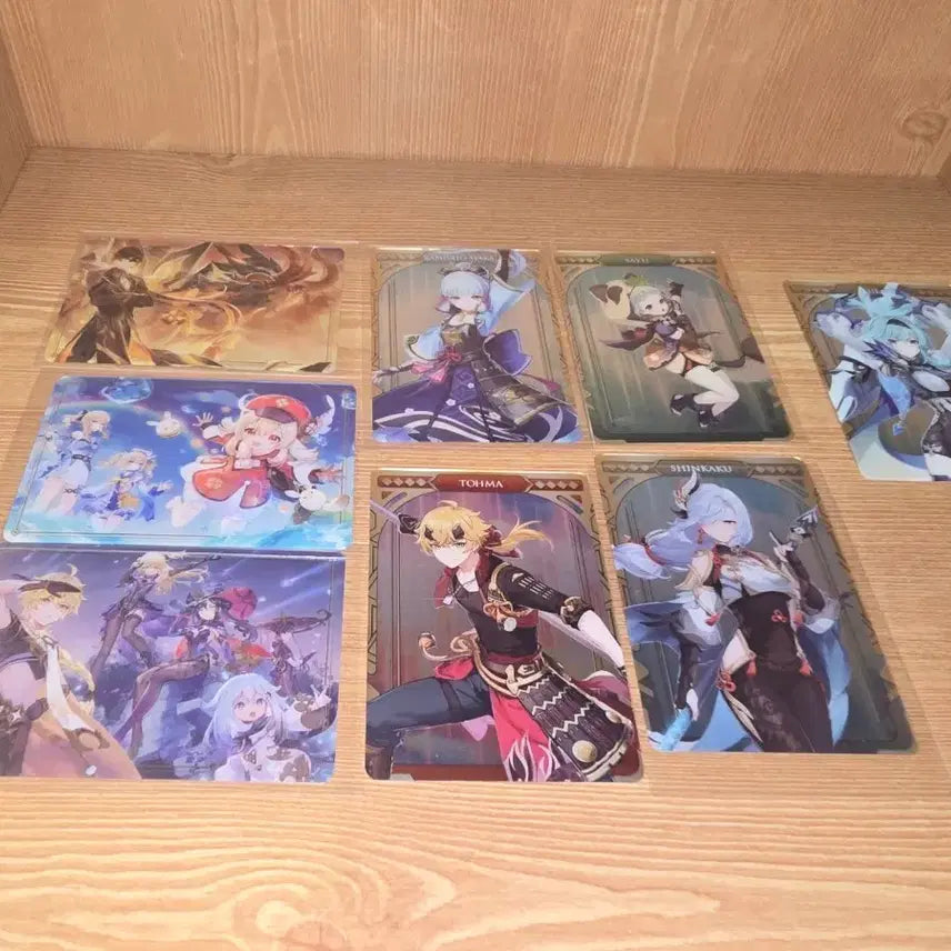 [BUNJANG] Genshin Impact Character Card Bundle Set / 원신 캐릭터 카드 일괄 팝니다