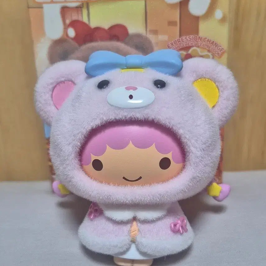 [BUNJANG] Sanrio Little Twin Stars Lala Face Cape Keyring / 리틀트윈스타 산리오 미니소 페이스체인지 망토 인형 키링 라라  양도