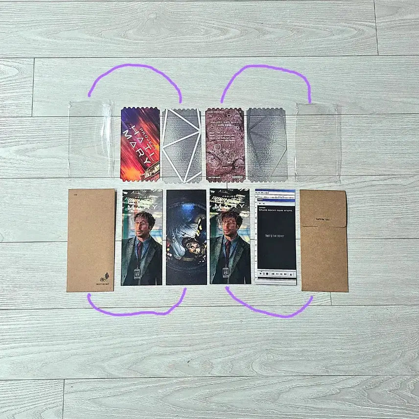 [BUNJANG] Project Hail Mary Original Ticket &amp; Lenticular TTT / 프로젝트헤일메리 오리지널티켓오티TTT삼티 프로젝트 헤일메리 라이언고슬링
