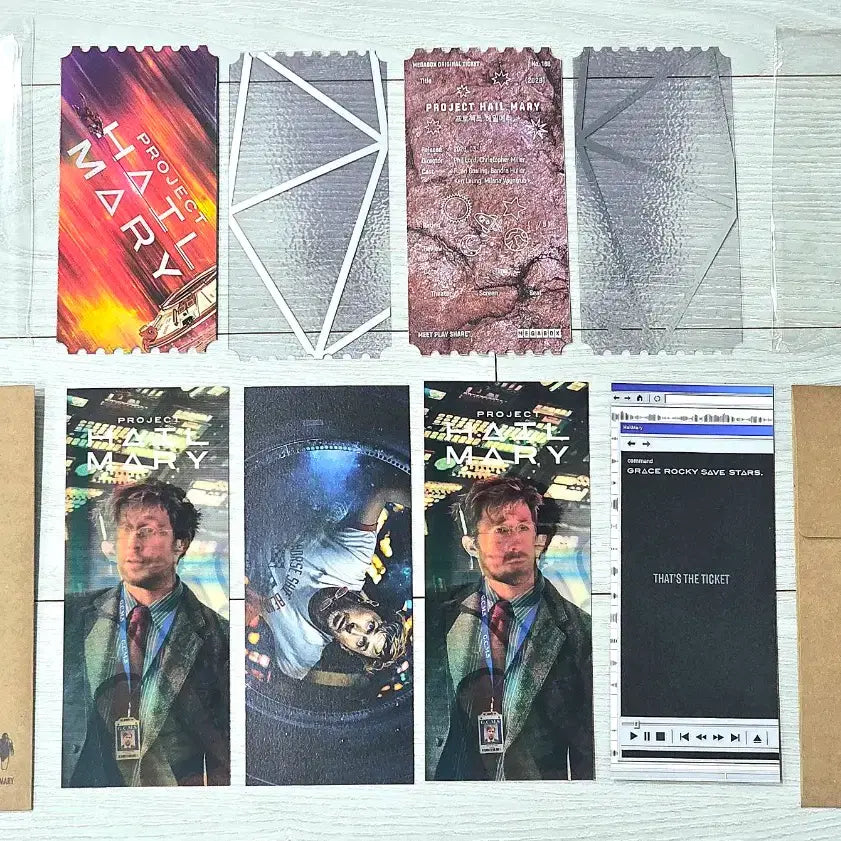 [BUNJANG] Project Hail Mary Original Ticket &amp; Lenticular TTT / 프로젝트헤일메리 오리지널티켓오티TTT삼티 프로젝트 헤일메리 라이언고슬링
