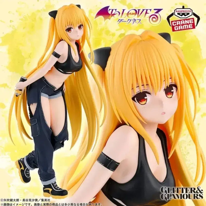 [BUNJANG] To LOVE Ru Darkness Yami Glitter &amp; Glamours Golden Darkness Street Ver. Figure (Sealed) / 미개봉)투러브 트러블 다크니스 글리터 앤 글래머스 금빛 어둠 야미 스트리트.ver 피규어