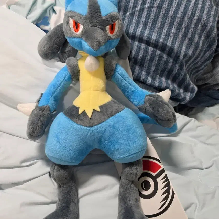 [BUNJANG] Pokemon Lucario Plush / 포켓몬스터 루카리오 인형