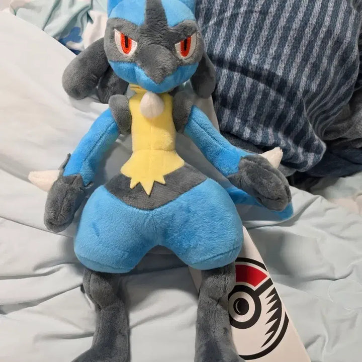 [BUNJANG] Pokemon Lucario Plush / 포켓몬스터 루카리오 인형