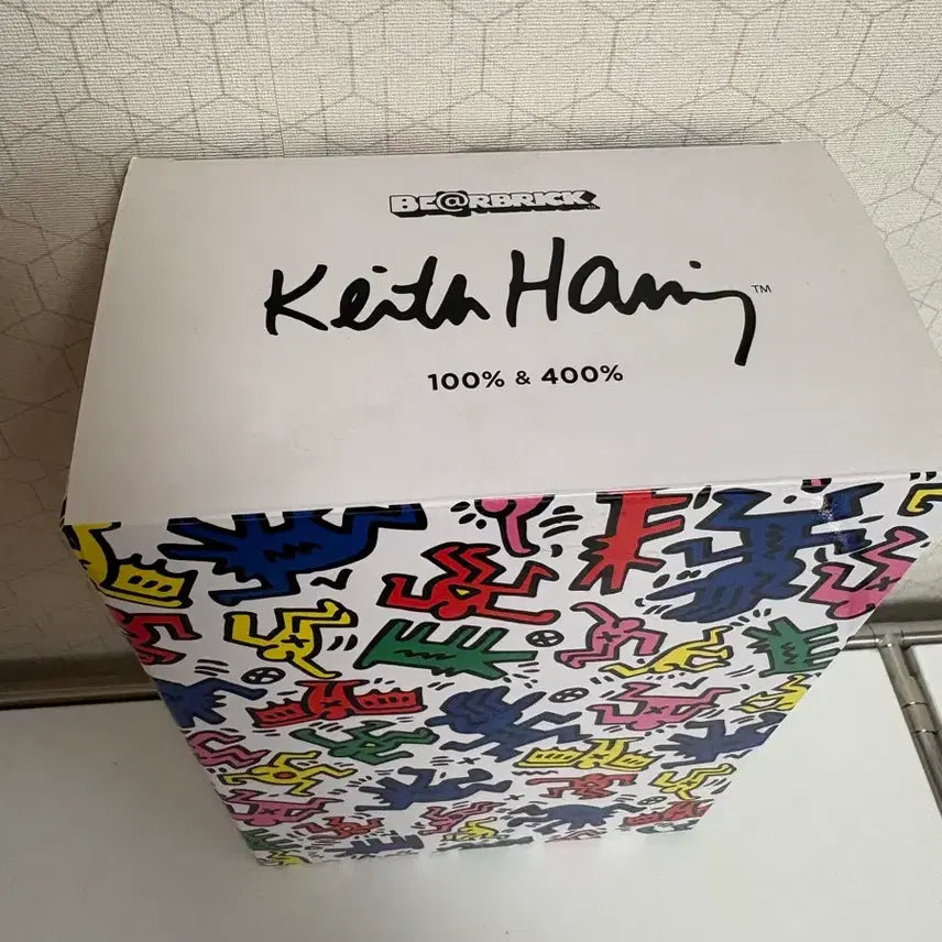 [BUNJANG] Bearbrick Keith Haring 100% &amp; 400% Set Multi / 베어브릭 키스 해링 100% &amp; 400% 세트 멀티