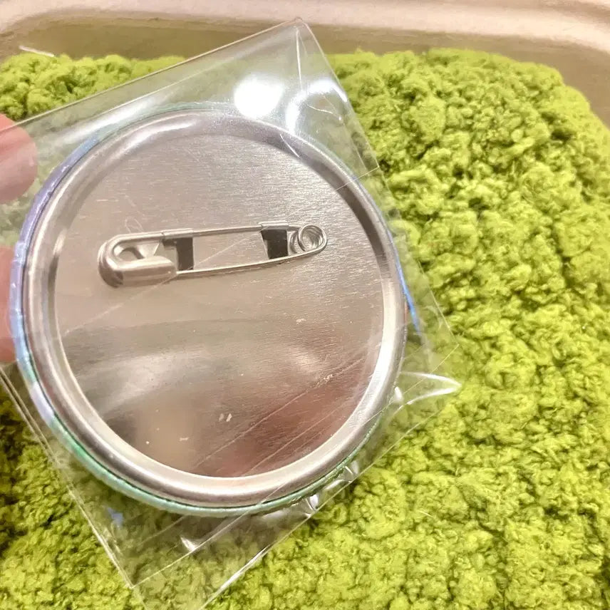 [BUNJANG] Moruka Real Photo Can Badge - Emergency Car Potato / 뿌이뿌이 모루카 실사 캔뱃지 응급차 포테토